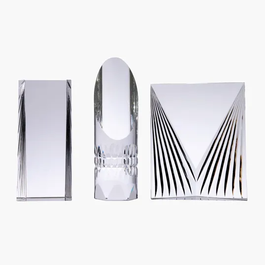 Alphard Slanted Crystal Trophy — view 4
