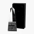 Deneb Crystal Obelisk with Marble Base — view 3