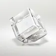 Small Crystal Corner Block Award
