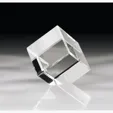 Small Crystal Corner Block Award — view 5
