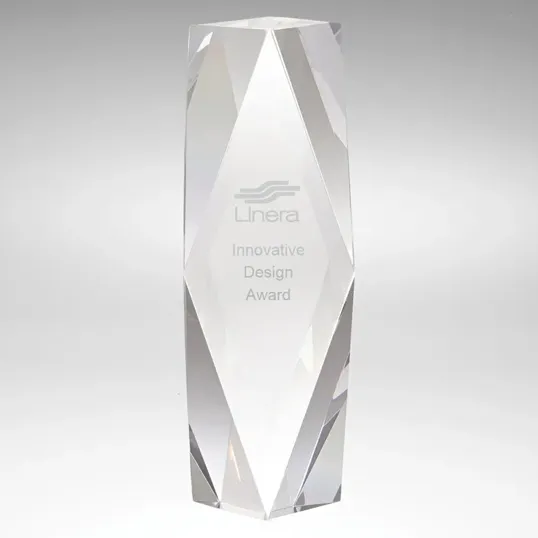 Zyra I Small Crystal Tower Award — view 3