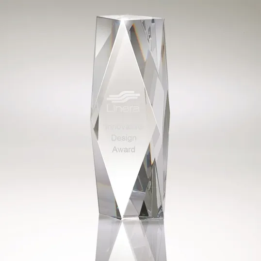 Zyra I Small Crystal Tower Award — view 5