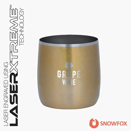 Snowfox® 11 oz. Shimmer Finish Vacuum Insulated Whiskey Rocks Tumbler — view 2