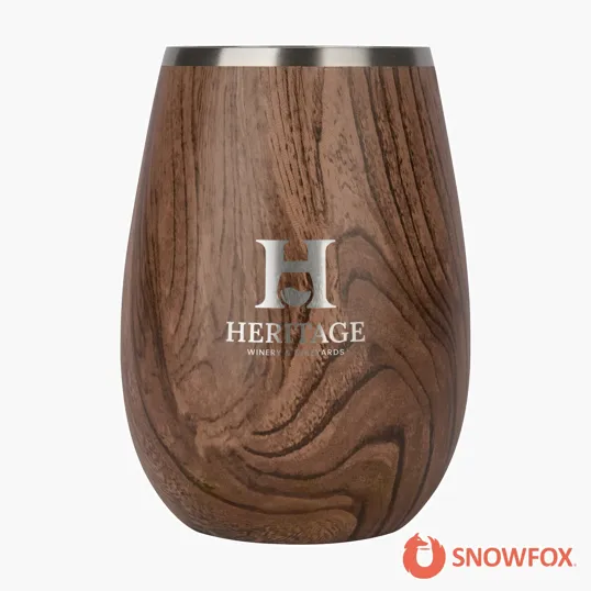 Snowfox® 8 oz. Vacuum Insulated Sauvignon Blanc Wine Glass — view 2