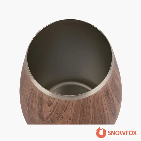 Snowfox® 8 oz. Vacuum Insulated Sauvignon Blanc Wine Glass — view 4
