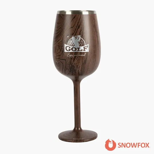 Snowfox® 12 oz. Insulated Stemmed Wine Glass — view 7