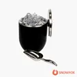 Snowfox® 3L Double Wall Stainless Steel Vacuum Insulated Ice Bucket — view 6