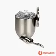Snowfox® 3L Double Wall Stainless Steel Vacuum Insulated Ice Bucket — view 22