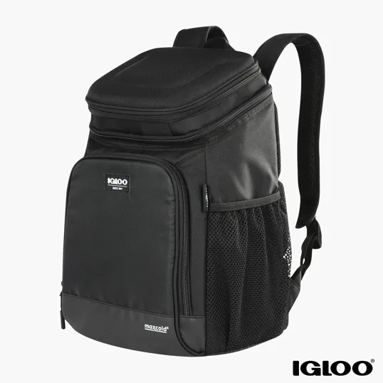 Igloo® MaxCold® Evergreen 18-Can RPET Cooler Backpack — view 5