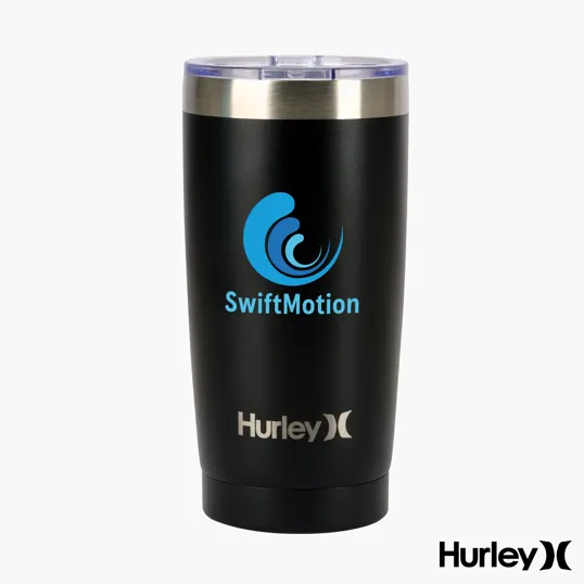 Hurley® 20 oz. Double Wall Stainless Steel Travel Tumbler — view 2
