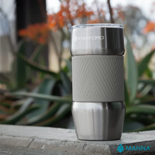 Manna™ 20 oz. Renegade Stainless Steel Tumbler with Silicone Grip — view 6