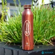 Manna™ 20 oz. Retro Stainless Steel Water Bottle — view 3