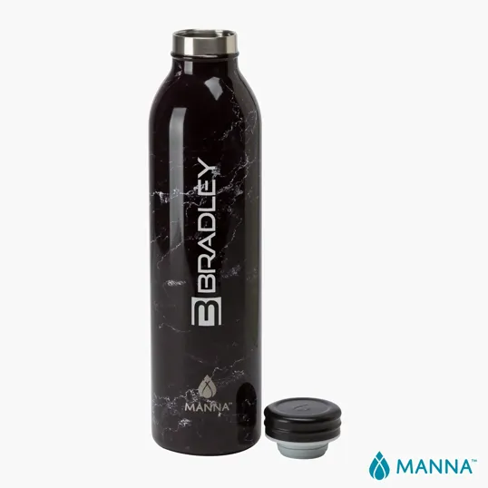 Manna™ 20 oz. Retro Stainless Steel Water Bottle — view 2