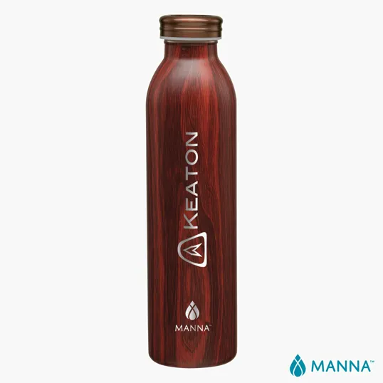 Manna™ 20 oz. Retro Stainless Steel Water Bottle — view 4
