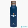 Manna™ 18 oz. Ascend Stainless Steel Water Bottle with Acacia Lid — view 8