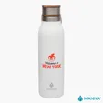 Manna™ 18 oz. Ascend Stainless Steel Water Bottle with Acacia Lid — view 10
