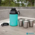 Manna™ 64 oz. Stack Growler with 4 Stackable Cups — view 12
