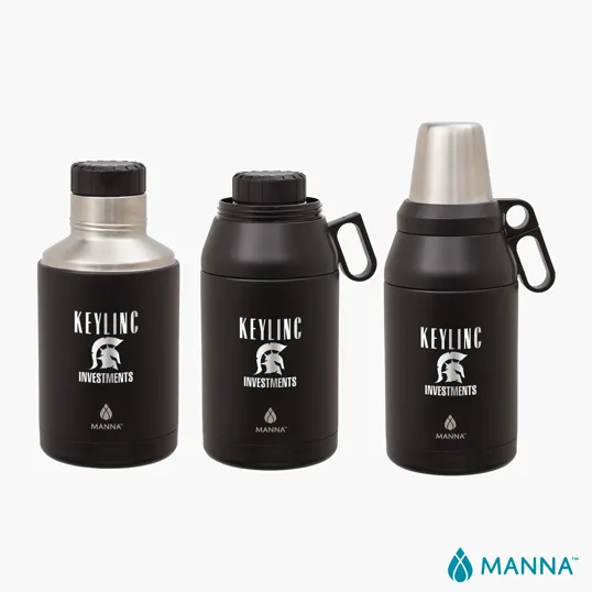 Manna™ 64 oz. Stack Growler with 4 Stackable Cups — view 4