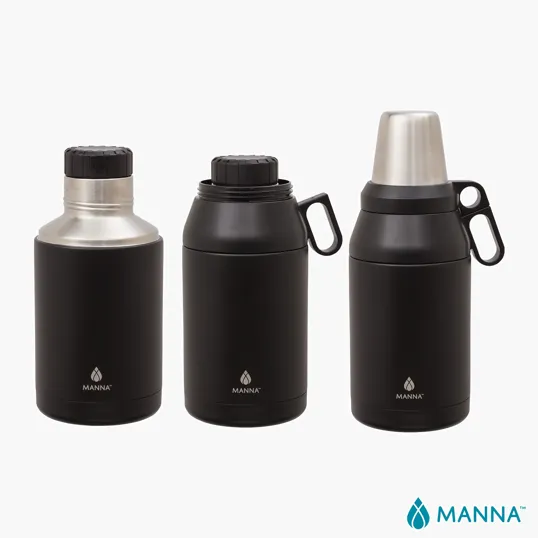 Manna™ 64 oz. Stack Growler with 4 Stackable Cups — view 5