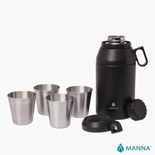 Manna™ 64 oz. Stack Growler with 4 Stackable Cups — view 7