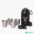 Manna™ 64 oz. Stack Growler with 4 Stackable Cups — view 6