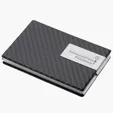 Pesaro Business Card Case with Carbon Fiber Pattern