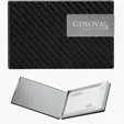 Pesaro Business Card Case with Carbon Fiber Pattern — view 2
