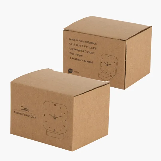 Cade Bamboo Desk Clock — view 7