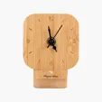 Cade Bamboo Desk Clock — view 2