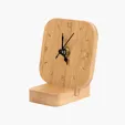 Cade Bamboo Desk Clock — view 3