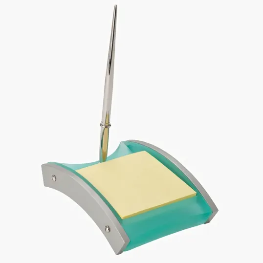 Oceanus Series Acrylic Memo Pad and Pen Holder