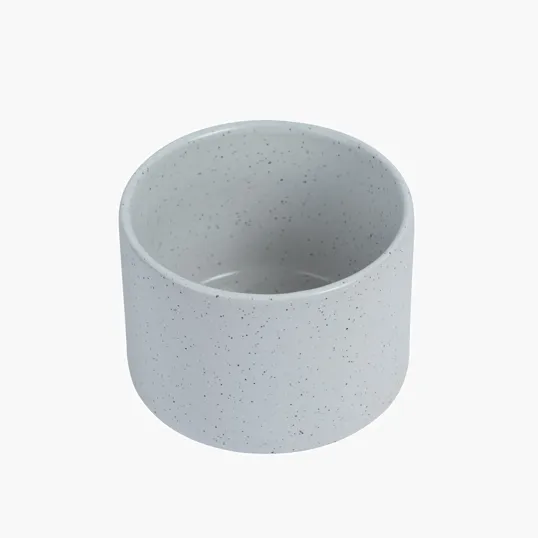 Saratoga Ceramic Flower Pot with Bamboo Stand — view 9