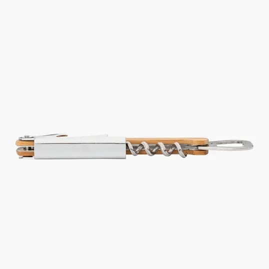 Malbec Multi-Function Bamboo Bar Tool with Bottle Openers and Corkscrew — view 6