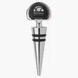 Basilia Bottle Stopper with Leatherette Inlay — view 5