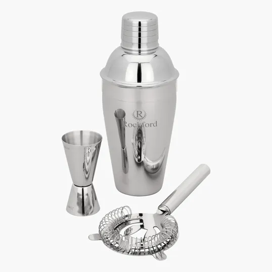 Miscela III Martini Shaker Set, 18/8 Stainless Steel