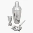 Miscela III Martini Shaker Set, 18/8 Stainless Steel