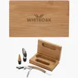 Bel Vino 2-Piece Bamboo Wine Set — view 2