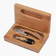 Bel Vino 2-Piece Bamboo Wine Set — view 4