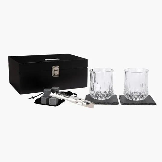 Downey 14-Piece Whiskey Set with Crystal Glasses — view 10