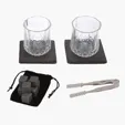 Downey 14-Piece Whiskey Set with Crystal Glasses — view 8