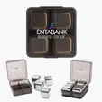 Aces 4-Piece Stainless Steel Ice Cube Set — view 2