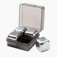 Aces 4-Piece Stainless Steel Ice Cube Set — view 7