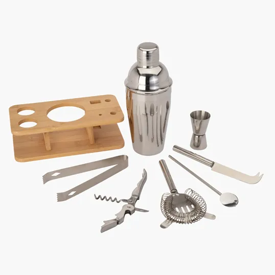 Brandy 7-Piece Cocktail Set with Bamboo Holder — view 5