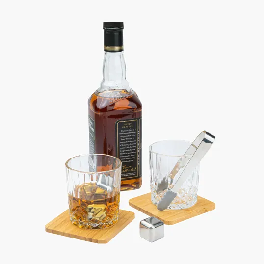 Collins 10-Piece Whiskey Set with Bamboo Base — view 5