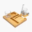 Collins 10-Piece Whiskey Set with Bamboo Base — view 4