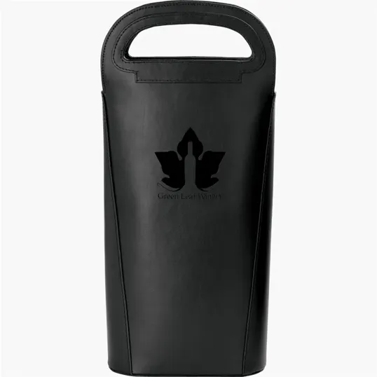 Gioia II Leather Double Wine Carrier — view 5