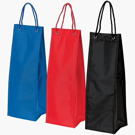 Single Wine Carrier with PEVA-Lined Insulation