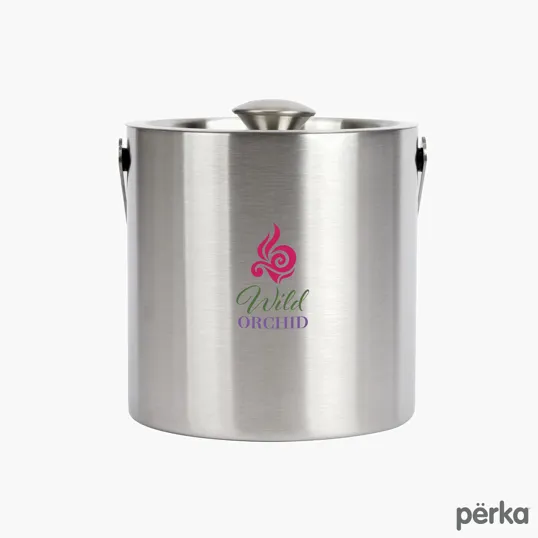 Perka® Quinton Double Wall Stainless Steel Ice Bucket, 1.3L — view 2