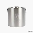 Perka® Quinton Double Wall Stainless Steel Ice Bucket, 1.3L