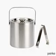 Perka® Quinton Double Wall Stainless Steel Ice Bucket, 1.3L — view 3